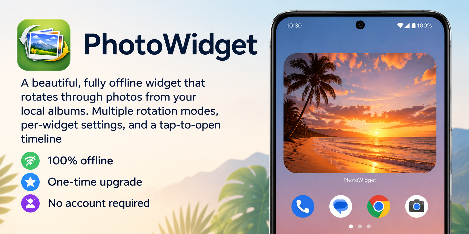 PhotoWidget feature graphic